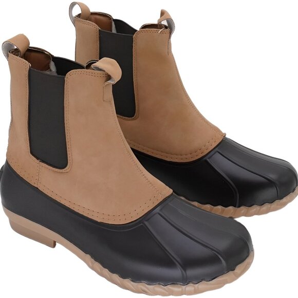 JBU Milton Duck Rain Ankle Boots Tan Beige - Men Size 10 main image 4